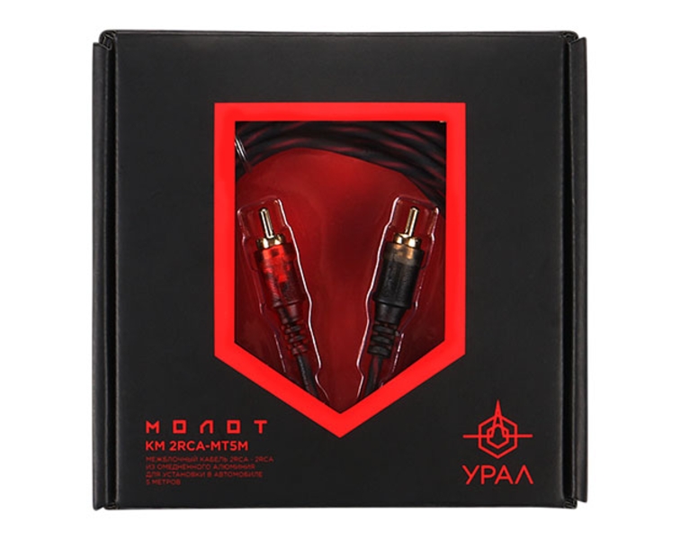 Межблочный кабель 2RCA – 2RCA URAL MOLOT KM 2RCA-MT5M