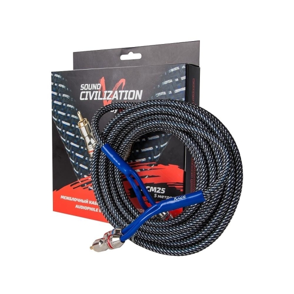 Межблочный кабель 2RCA - 2RCA KICX SCM25