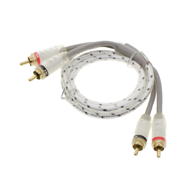 Межблочный кабель 2RCA-2RCA KICX FRCA21 (1м)
