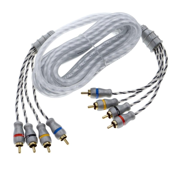 Межблочный кабель 4RCA - 4RCA KICX MRCA44-5-SS (5м)