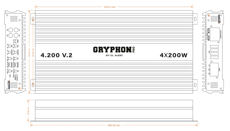 Усилитель DL Audio Gryphon Pro 4.200