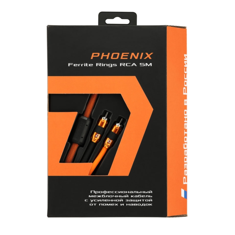 Межблочный кабель 2RCA DL Audio Phoenix Ferrite Rings