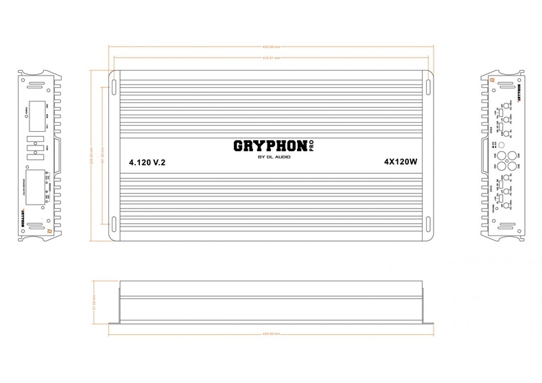 Усилитель DL Audio Gryphon PRO 4.120 v.2