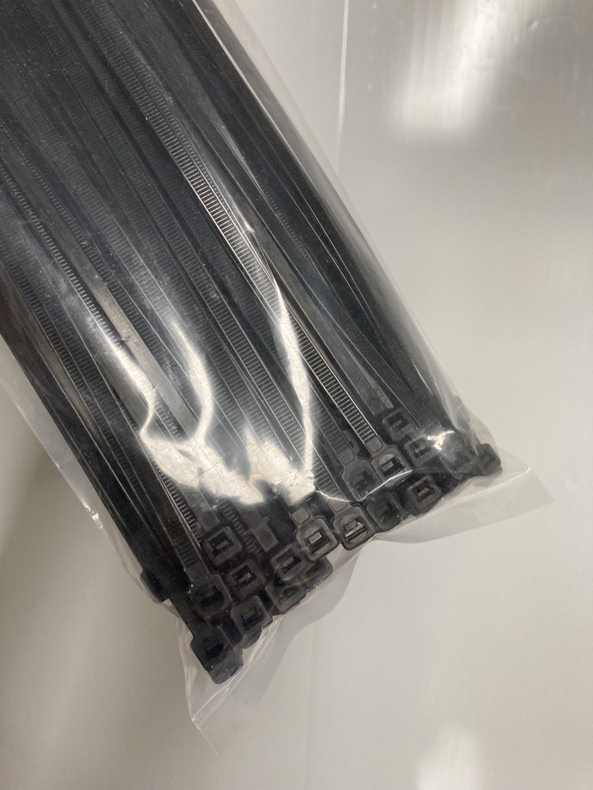 Пластиковые стяжки ACV RM37-1105 (380*4.7,черные,100шт)