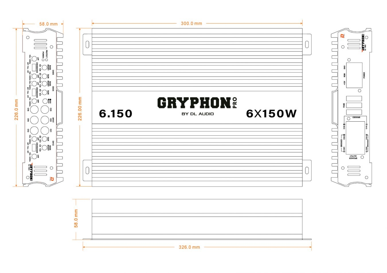 Усилитель DL Audio Gryphon PRO 6.150